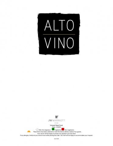 Alto Vino - JW MARRIOTT HOTEL PUNE