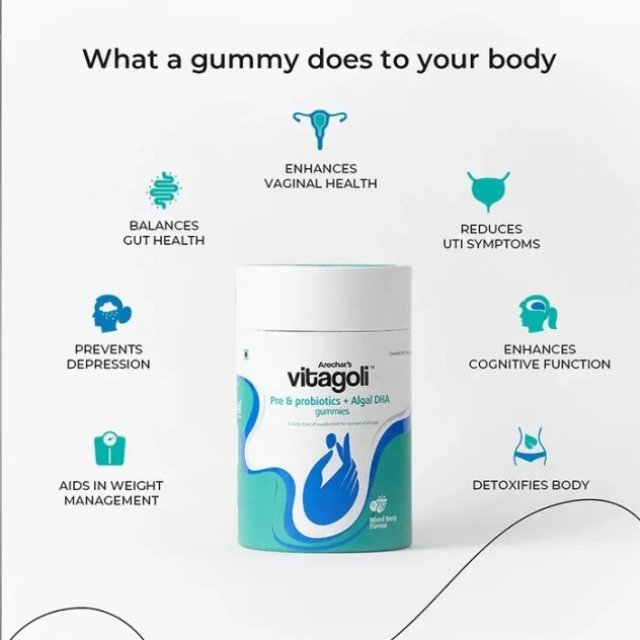 Arechar Nutra - Vitagoli Pre, Pro and Post Gummies