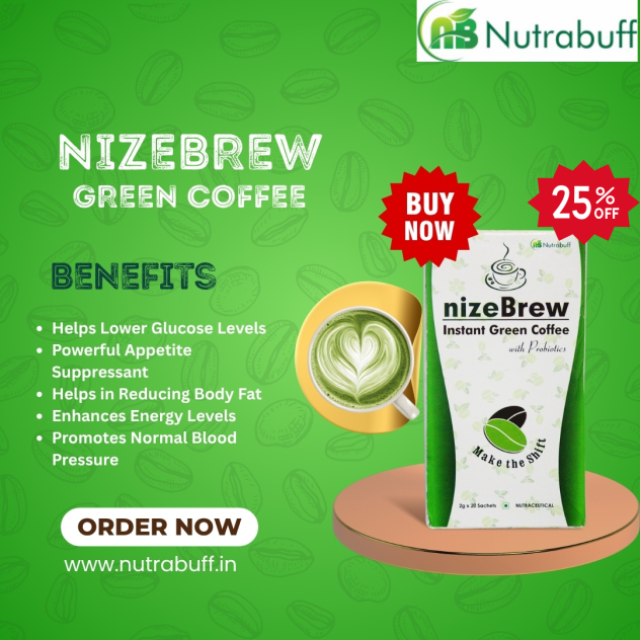 Nutrabuff Organic Coffee - Best Green Coffee for Daily Wellness | Get 25% OFF