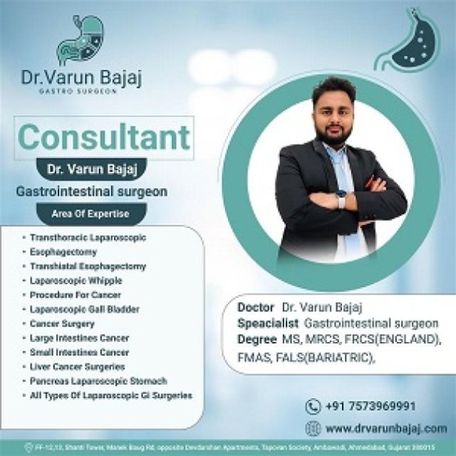 Gastrointestinal surgeon in Ahmedabad