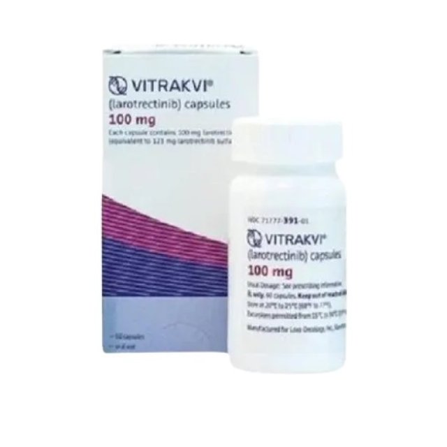 Treat advance solid tumors with Vitrakvi 100mg